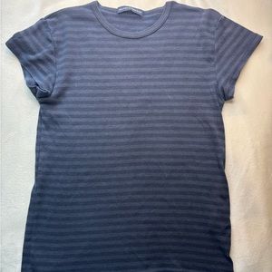 brandy melville dark blue and dark gray top